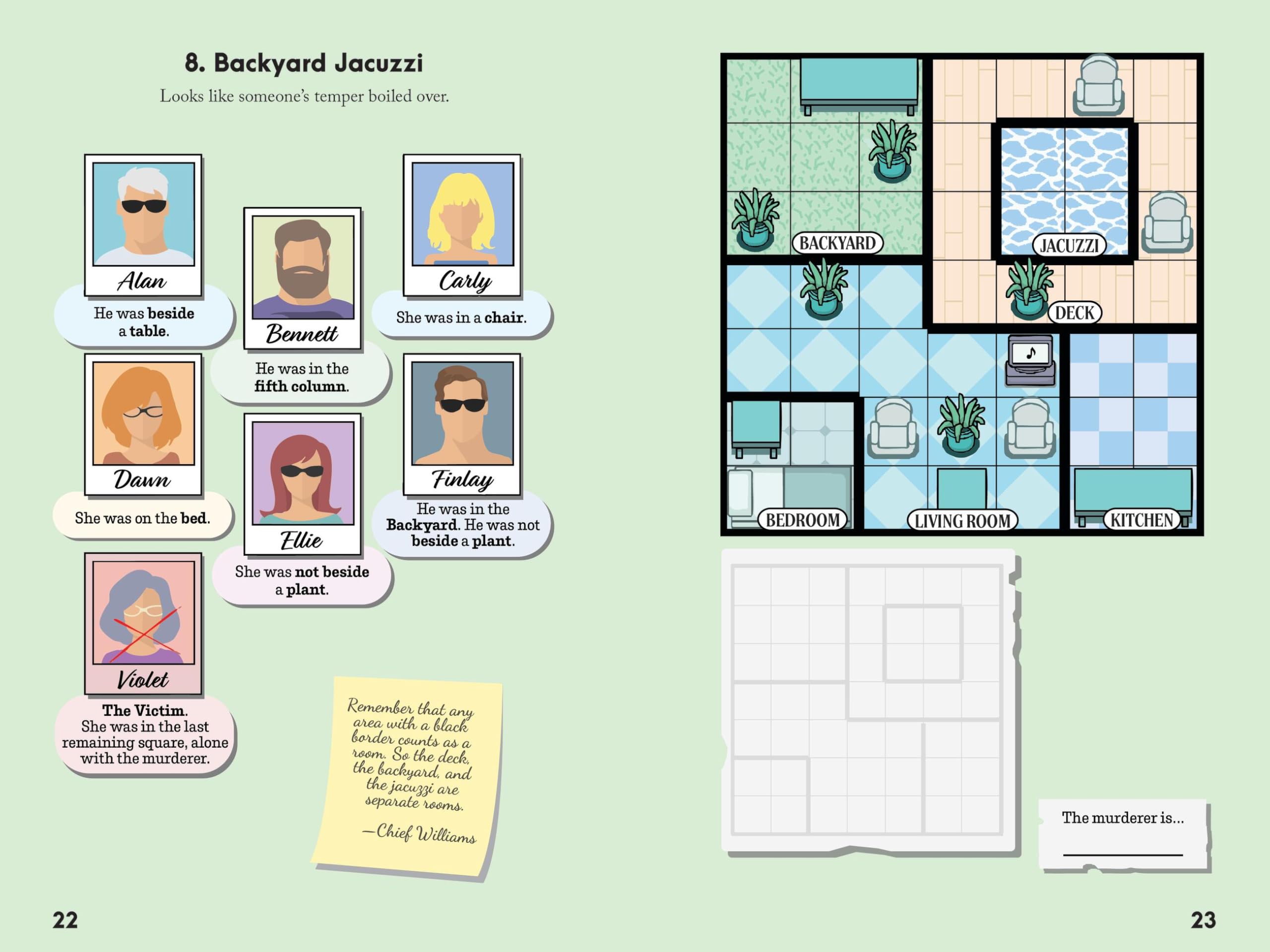 Murdoku: 80 Murder Mystery Logic Puzzles — Amazon image 6