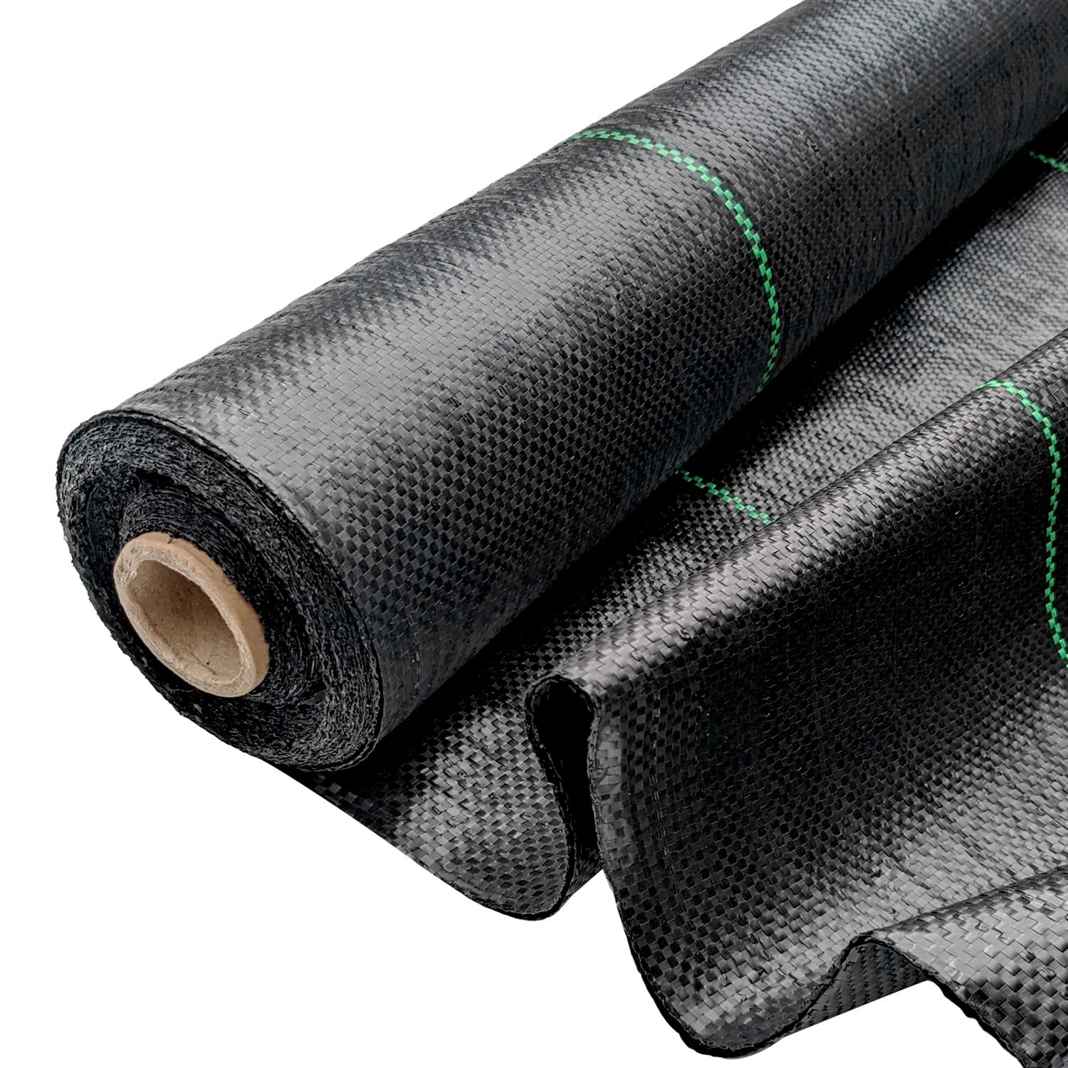Spudulica 1x50m 50m2 100gsm Weed Control Fabric Weed Barrier Fabric and Landscape Membrane Geotextile for Shed Bases, and Artificial Grass Base Layers and Under Gravel