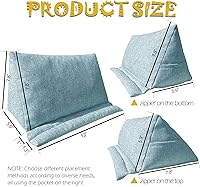 Vista 3 de Soporte para tableta para leer en la cama, soporte de almohada para lector de regazo, accesorios regalos para amantes de los libros lectores