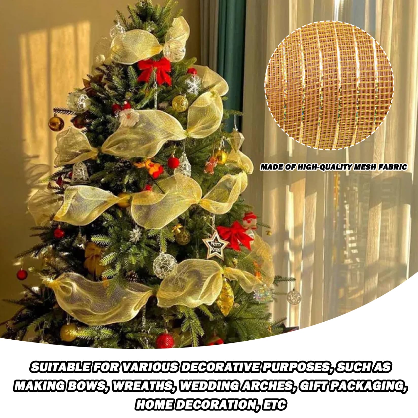 Centerpieces With Deco Mesh Ribbon 10 X 10 YDS Deco Mesh Ribbon For