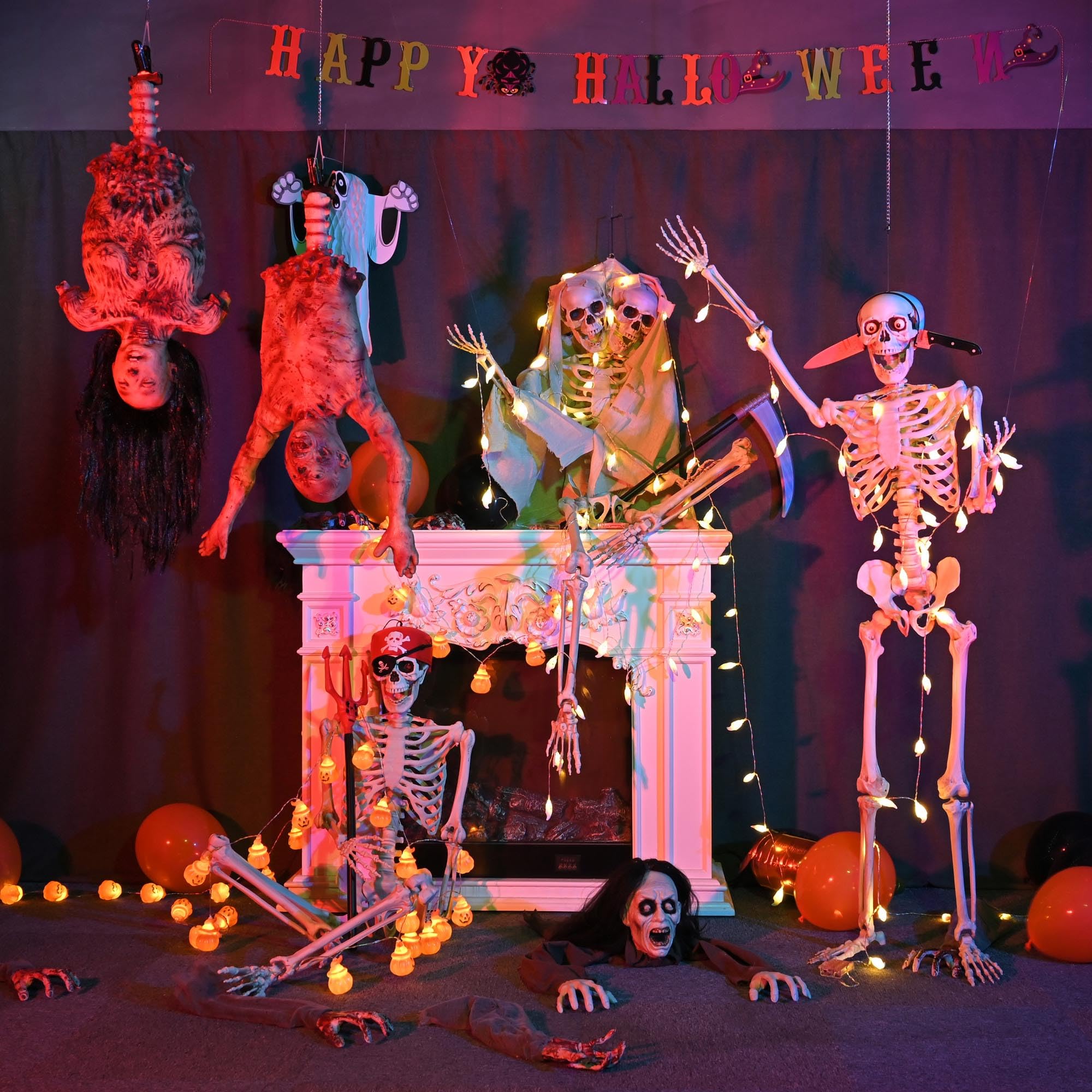 お値下げ‼️人骨模型ジャンク難ありハロウィンディスプレイハロウィン衣装に❗️ お値下げ‼️人骨模型ジャンク難ありハロウィンディスプレイ