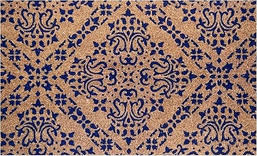 Miniatura 3 de Briarwood Lane Lavender Home Spring - Felpudo de fibra natural para interiores y exteriores, 18 x 30 pulgadas