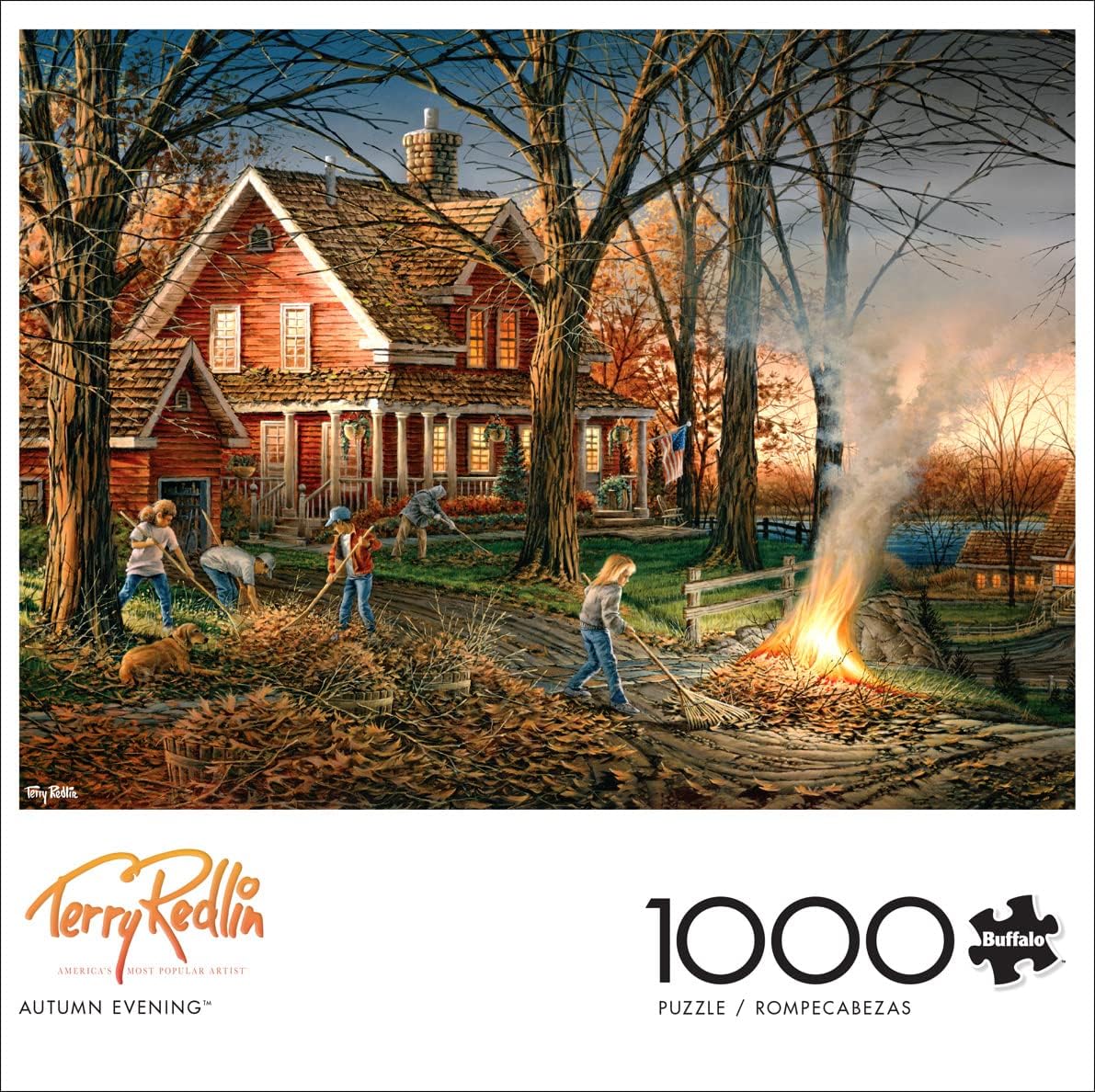 Buffalo Games - Terry Redlin - Autumn Evening - 1000 Piece Jigsaw Puzzle : Toys & Games