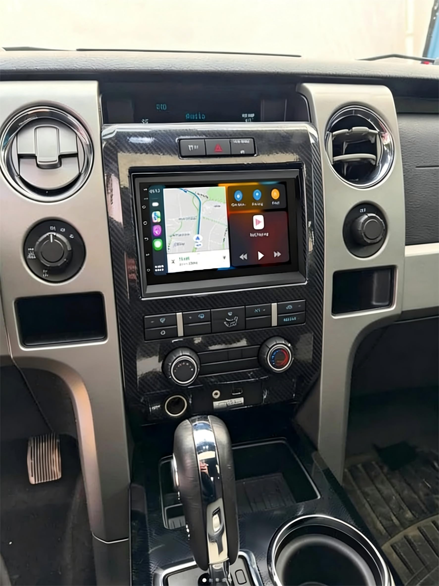 Android 13 Double Din Car Stereo Compatible for Ford F150/250/350 2004-2014 Radio Car Audio Multimedia Receiver with Carplay Android Auto GPS WiFi