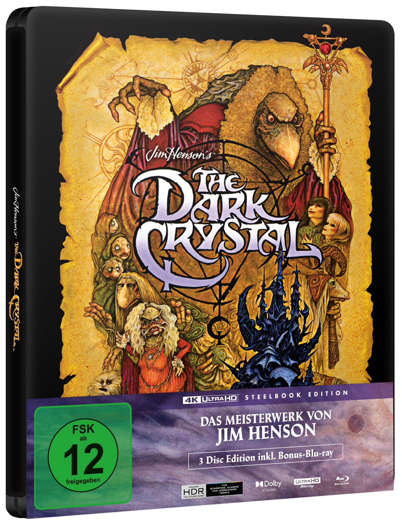 Der dunkle Kristall   (4K UHD Steelbook) (4K Ultra HD | Blu-Ray)