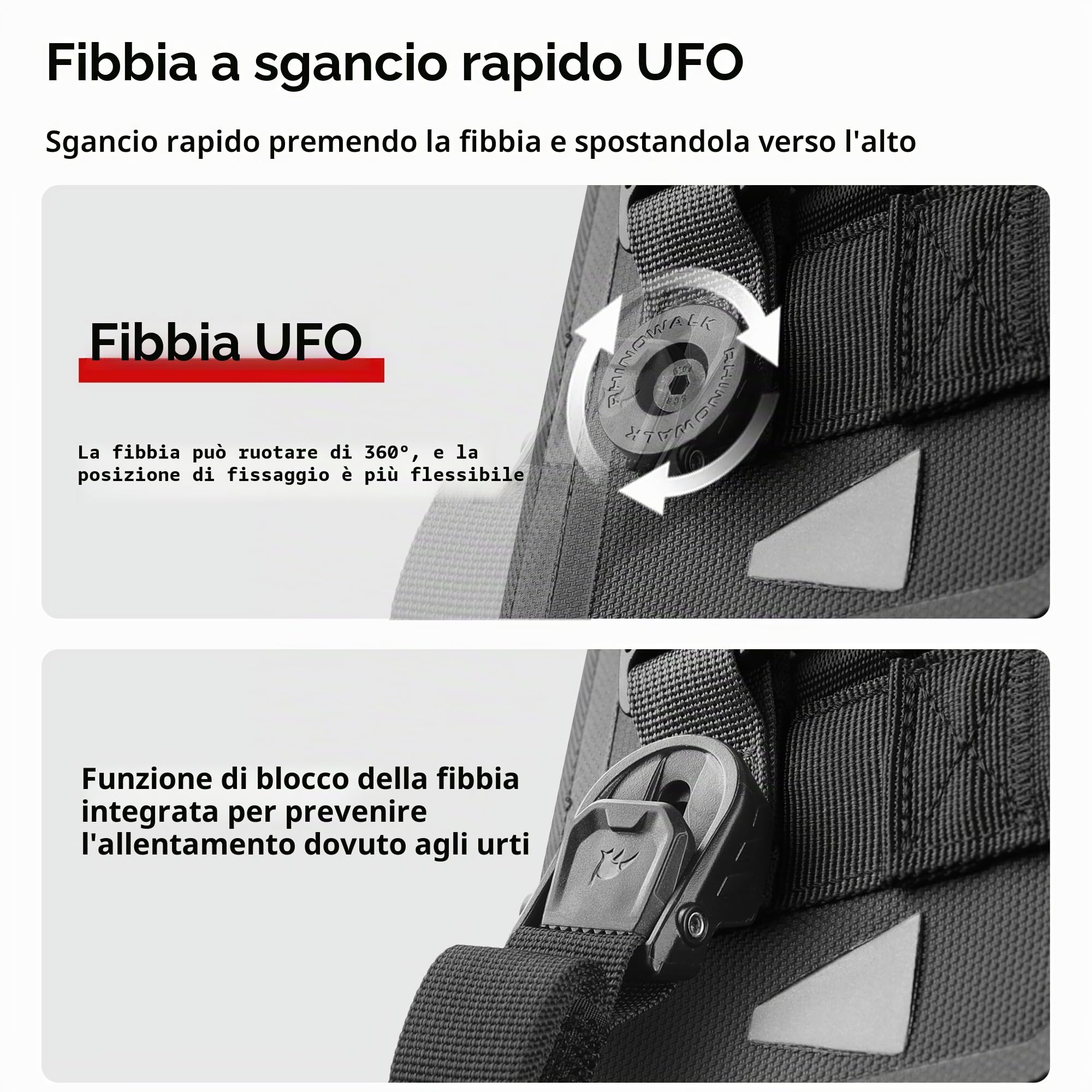 Rhinowalk Borsa da sedile moto