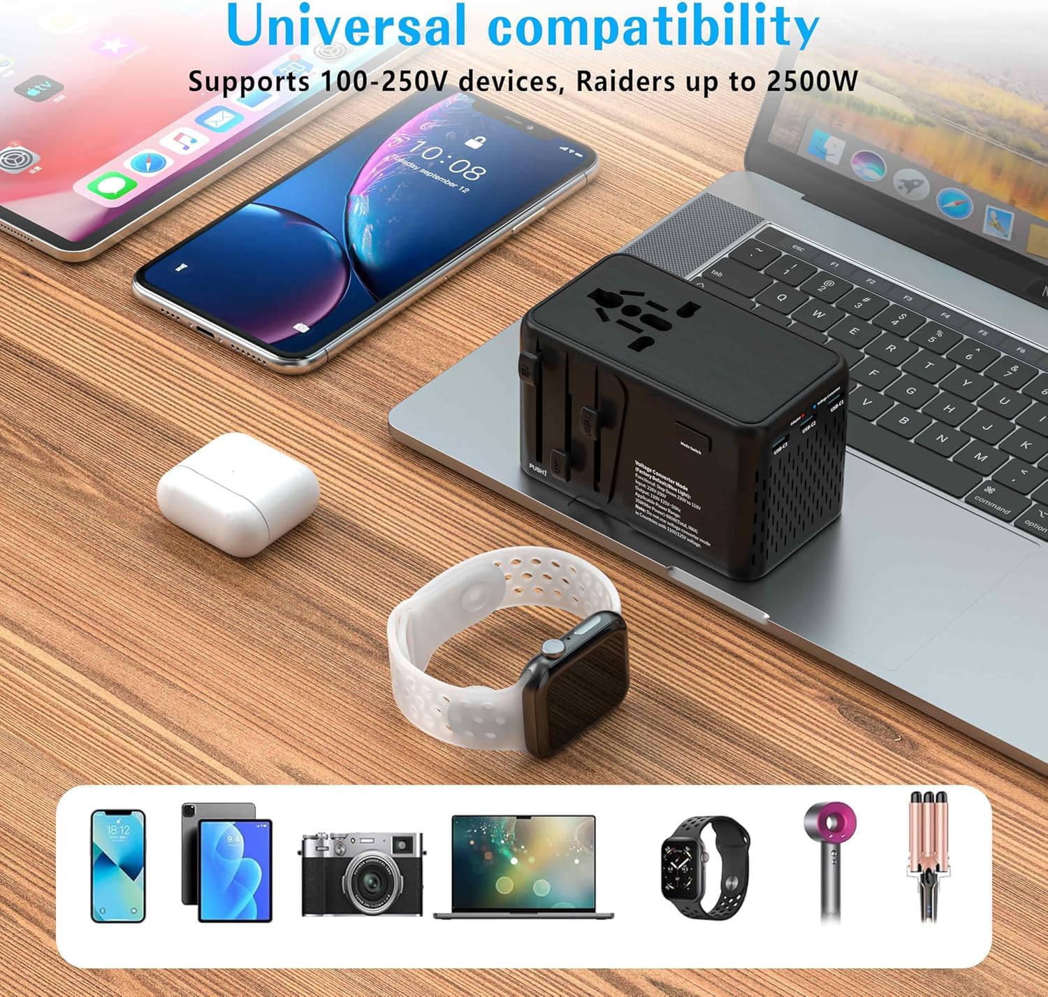 Step Down Converter Europe Vacation Essentials Travelconverter Adapter