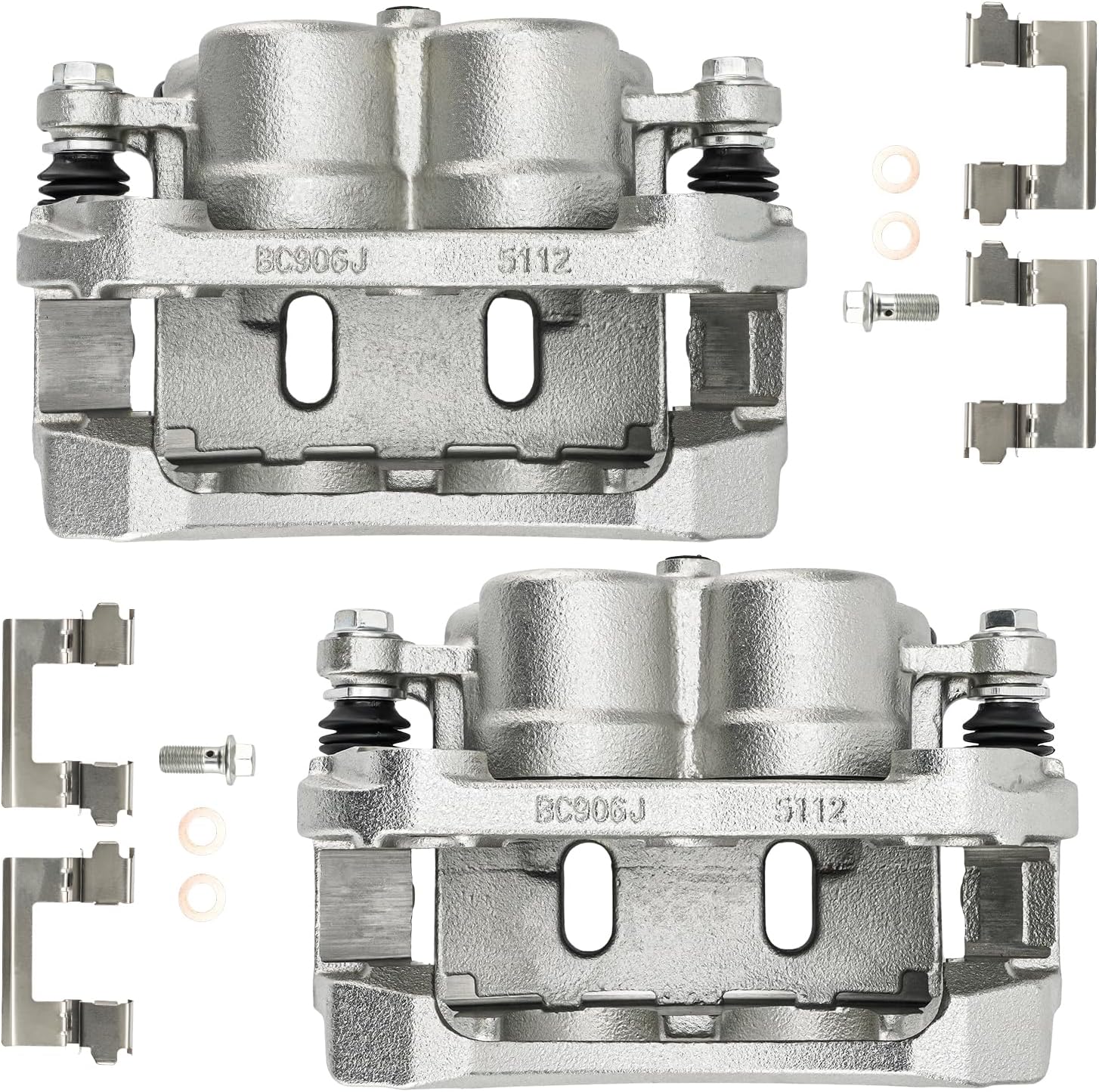 Torchbeam Front Brake Calipers Set for Nissan 2008-2015 2017-2023 TITAN, Front Left and Front Right Calipers Replace # 19B3338+19B3339