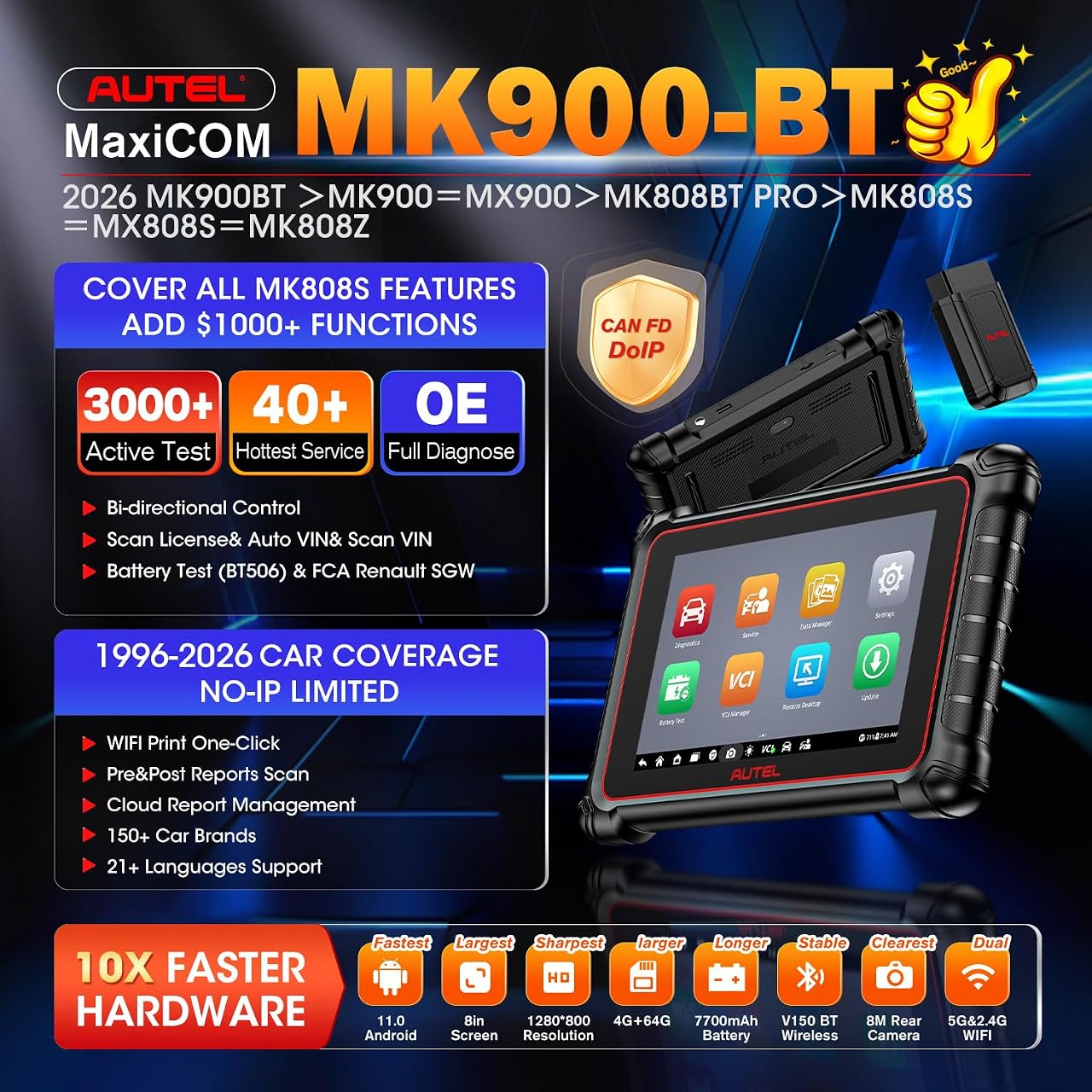 Autel MaxiCOM MK900BT image 2