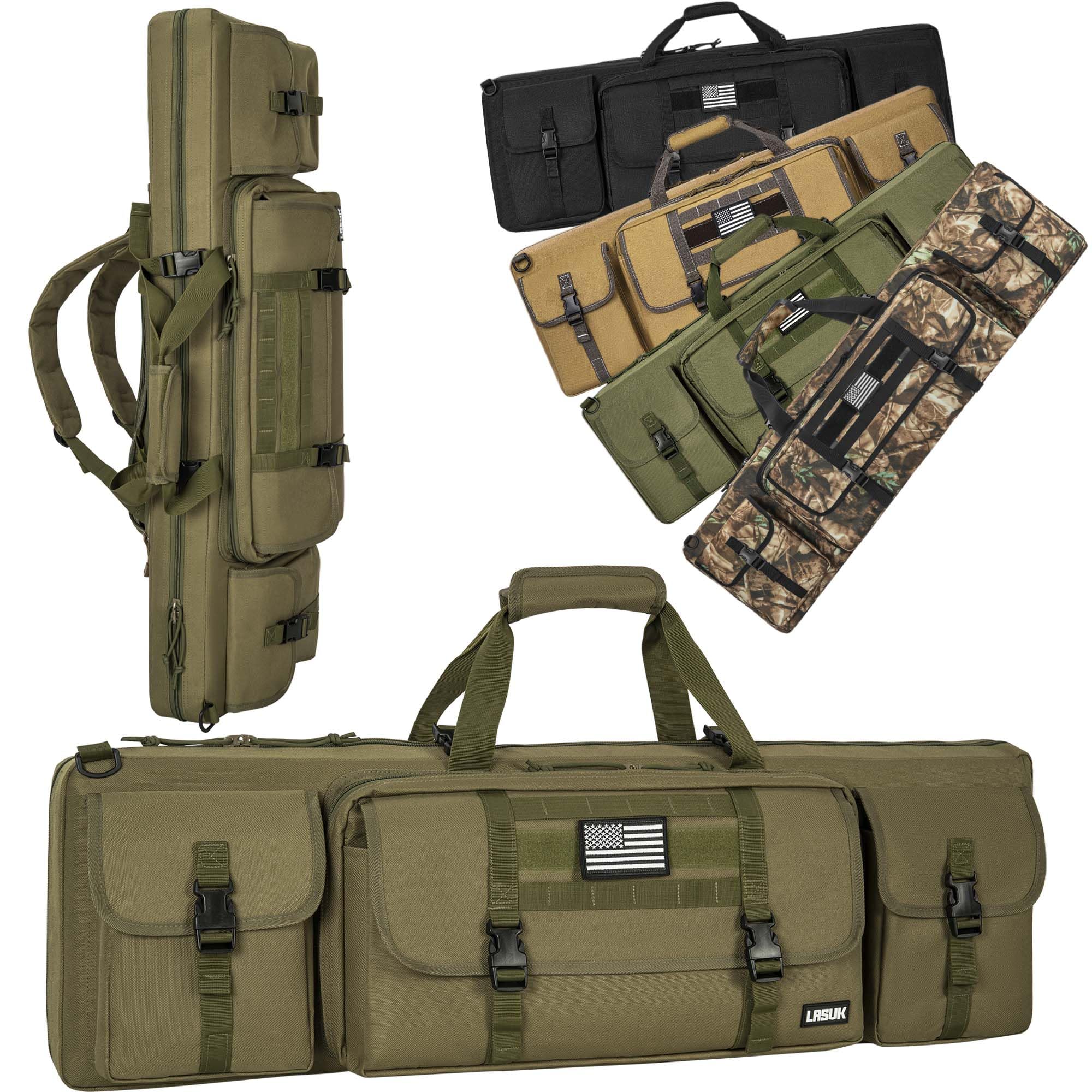 Double Rifle Case Soft Gun Bag 26/28/32/36/42/46/48/51/55"