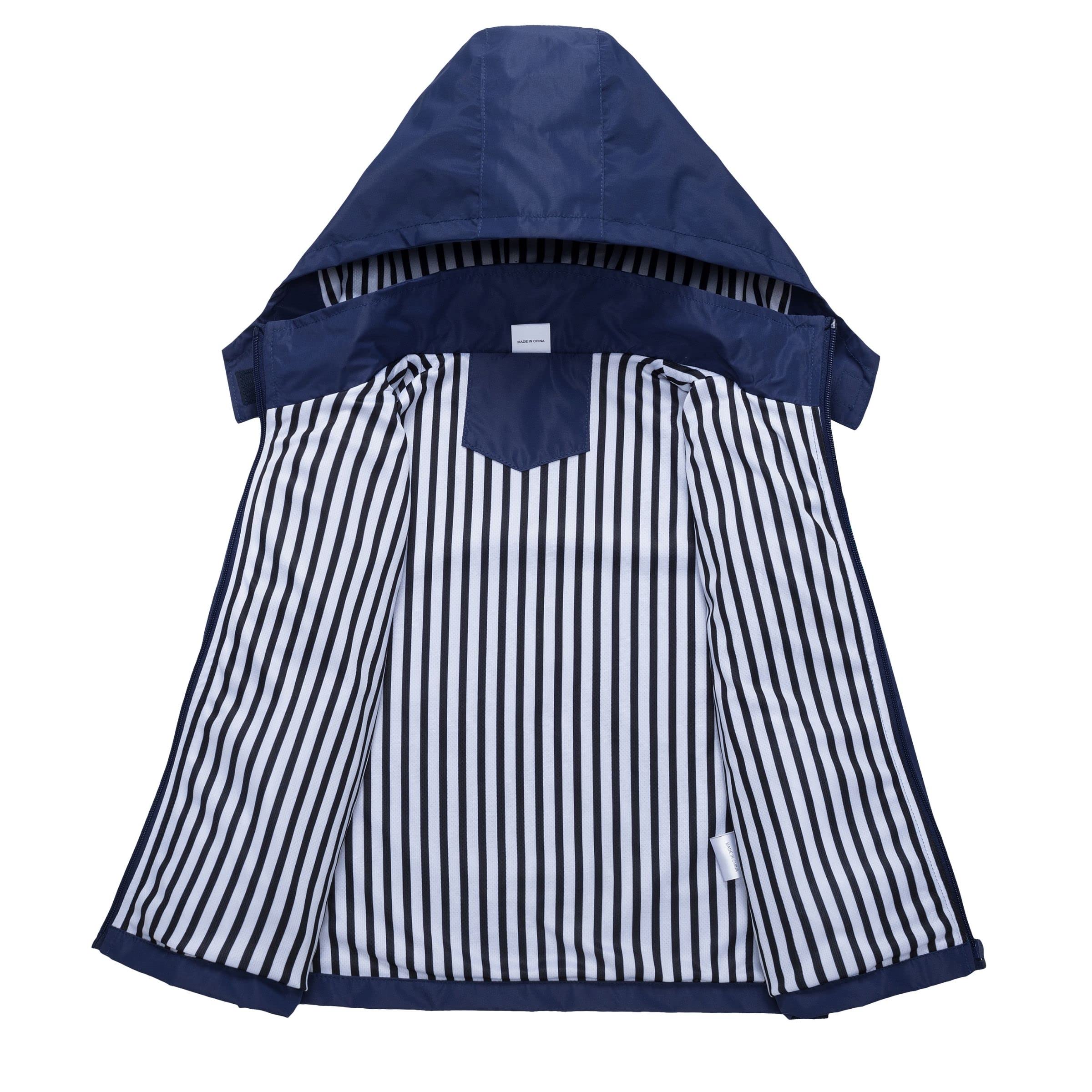 Chaqueta impermeable con capucha para niños y niñas, chubasqueros para exteriores, cortavientos, chaqueta de lluvia de dinosaurio