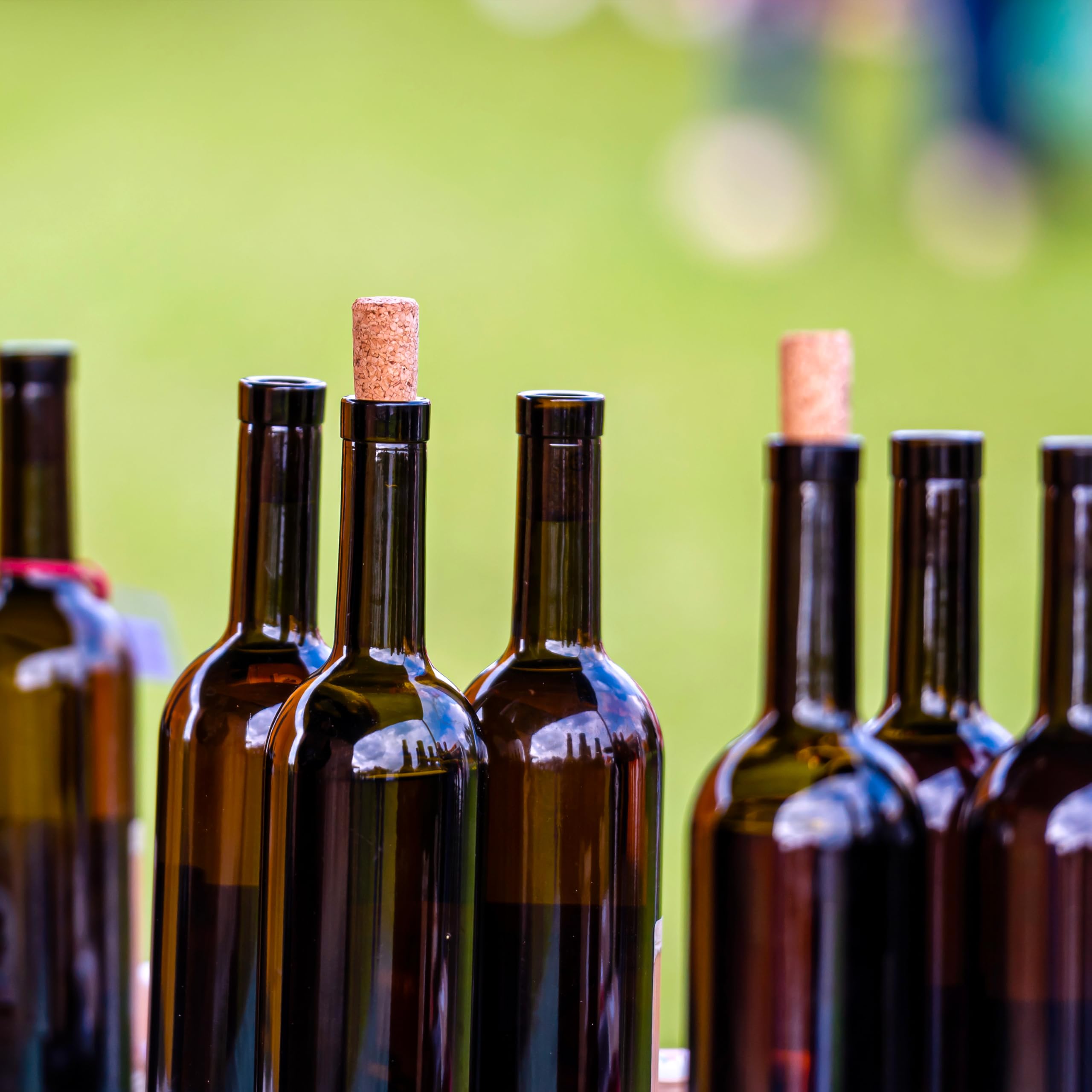60 Bottiglie Bordolese Colore Uvag per Vino (750ml) Bottiglie per Amari Pregiati in Vetro