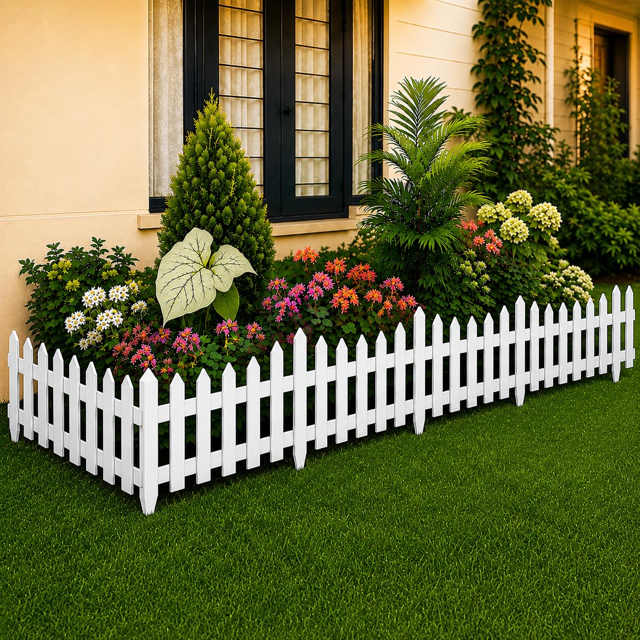 TASMAX Garden Fence - Durable PVC Edging -13