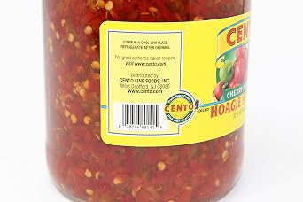 Cento Diced Hot Cherry Pepper Hoagie Spread 32 FL OZ