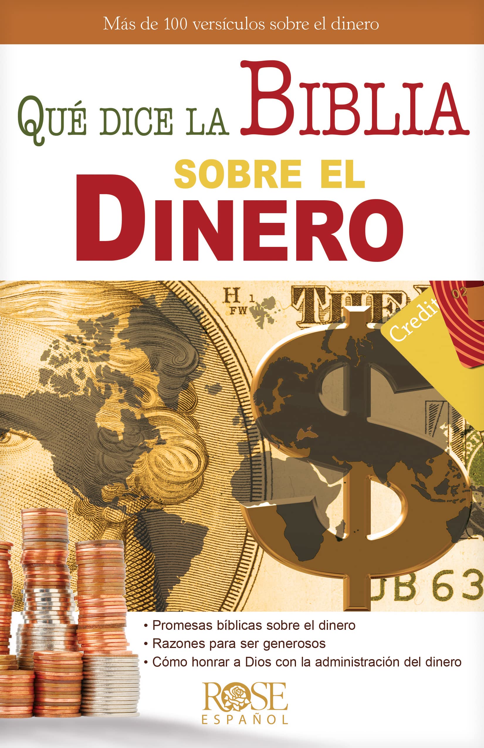 Qué dice la Biblia sobre el dinero: Más de 100 versículos sobre el dinero (Coleccion Temas de Fe) (Spanish Edition)