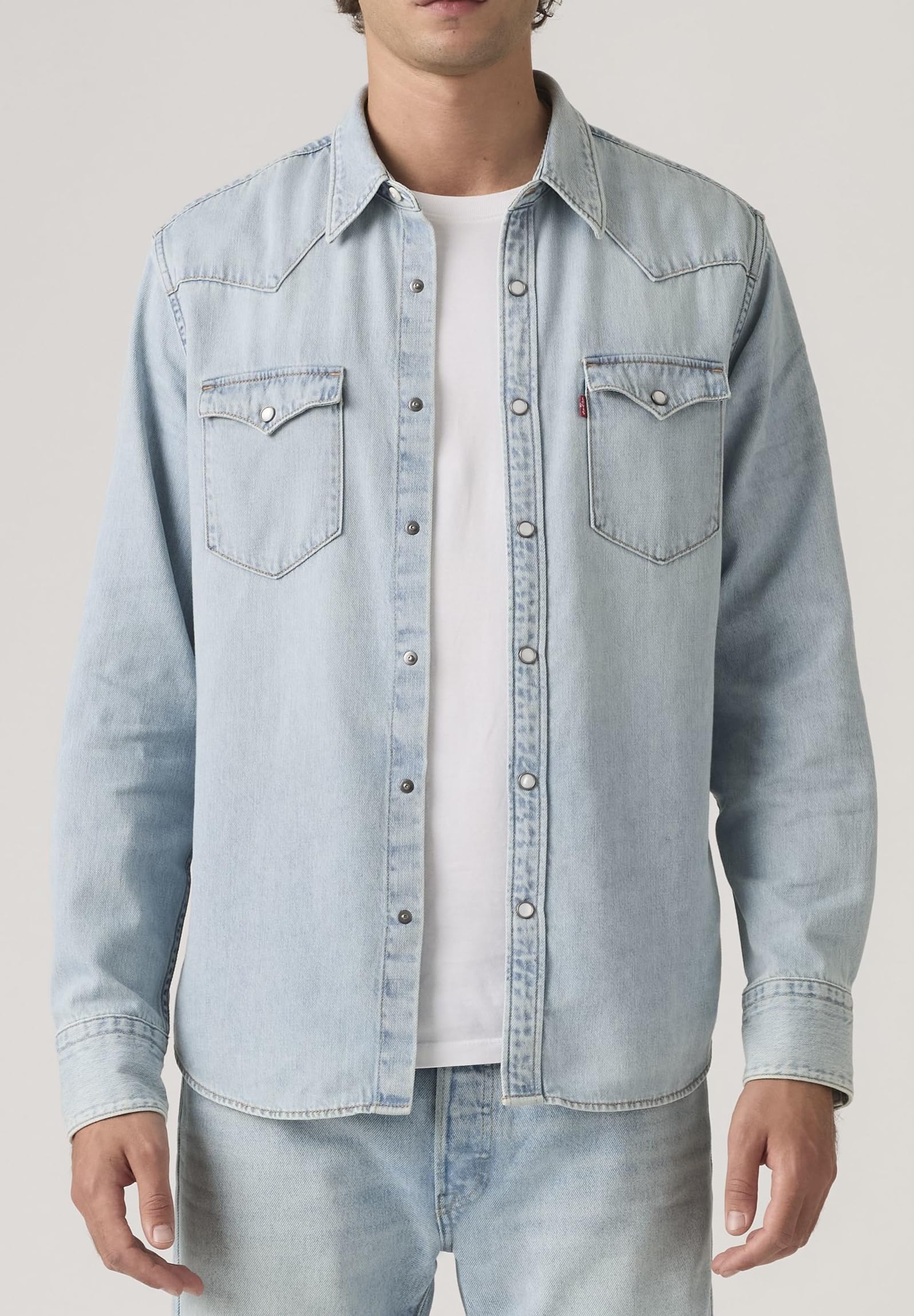 Levi's Barstow Western standardowa koszula zapinana na guziki, Solucell Worn-in, rozmiar XL męska