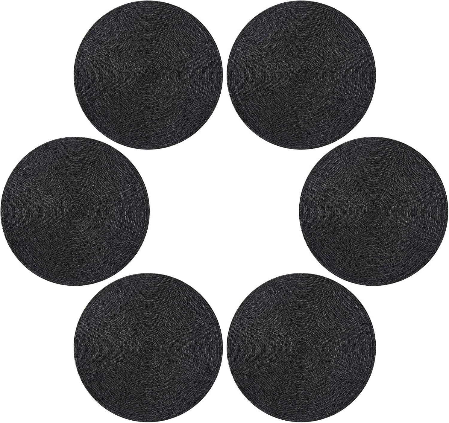 Topotdor 14 Inch Round Placemats HeatResistant Stain