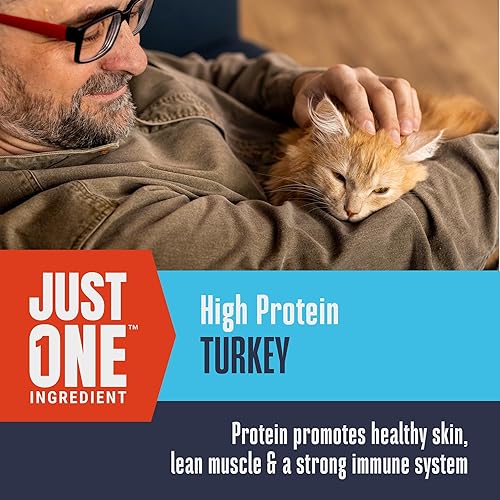 Miniatura 4 de Whole Life Pet Just One Pavo  Premio para gatos  Grado humano, liofilizado, un ingrediente, rico en proteínas, sin granos, fabricado en los Estados