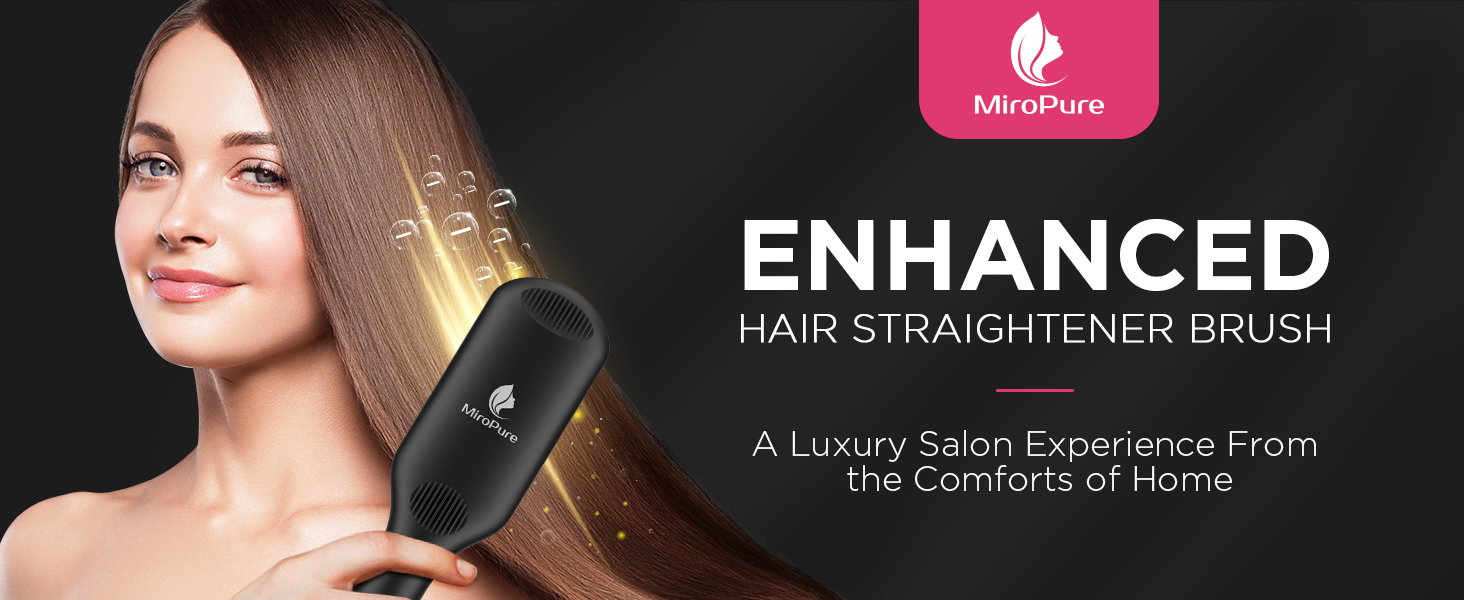 Amazon.com : Enhanced Ceramic Hair Straightener Brush by 