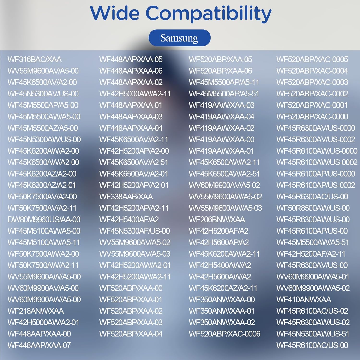 Door Lock Switch Fit for Samsung WF42H5200AW WF45R6100AW WF45R6100AC WF42H5000AW WF45R6300AW WF45R6100AP WF45K6500AV WF42H5200AP WF45K6500AW WF42H5600AP WF45R6300AV WF42H5200AF WF42H5400AF - Image 4