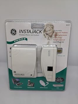 GE TL86597 InstaJack Wireless Phoneline Jack