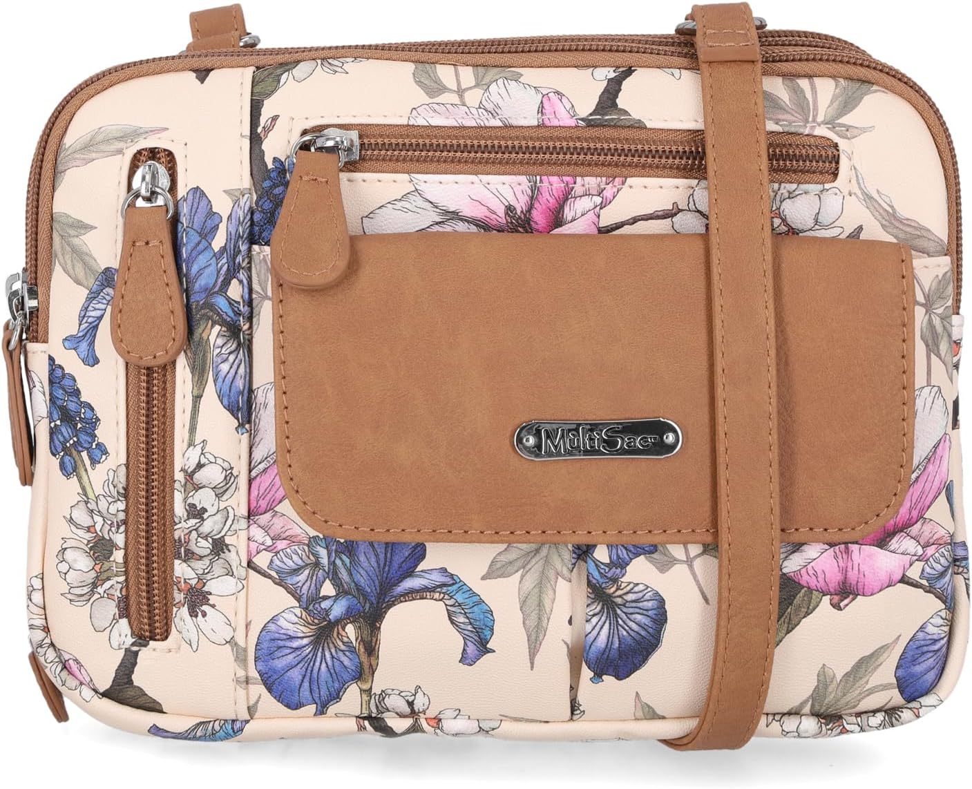 MultiSac Zippy Triple Compartment Crossbody Bag - Image 2