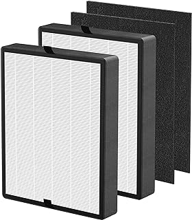 45i True HEPA Replacement Filter Compatible with BreatheSmart Flex and 45i Air Purifier, 2 H13 True HEPA Filters with 2 Carbon Pre-Filters, B4-Pure Filter Part # B4-Fresh / FL40-Silver-Carbon, 2 Pack