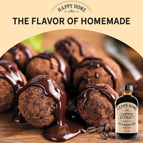 Miniatura 3 de Happy Home Sabor de café natural de primera calidad, certificado Kosher, 4 onzas.