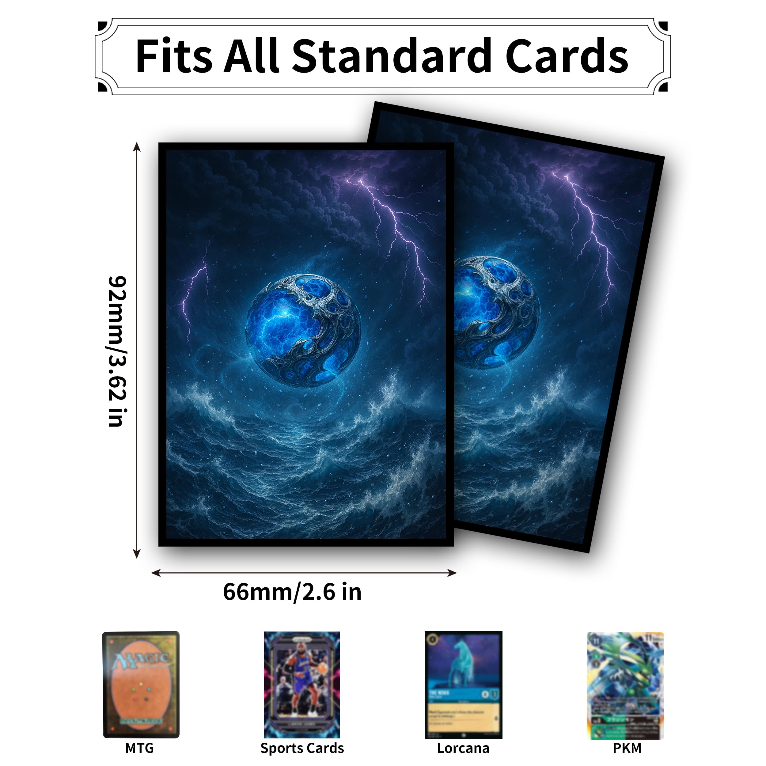 card sleeves 59mm x 92mm Sleeve Kings: Standard