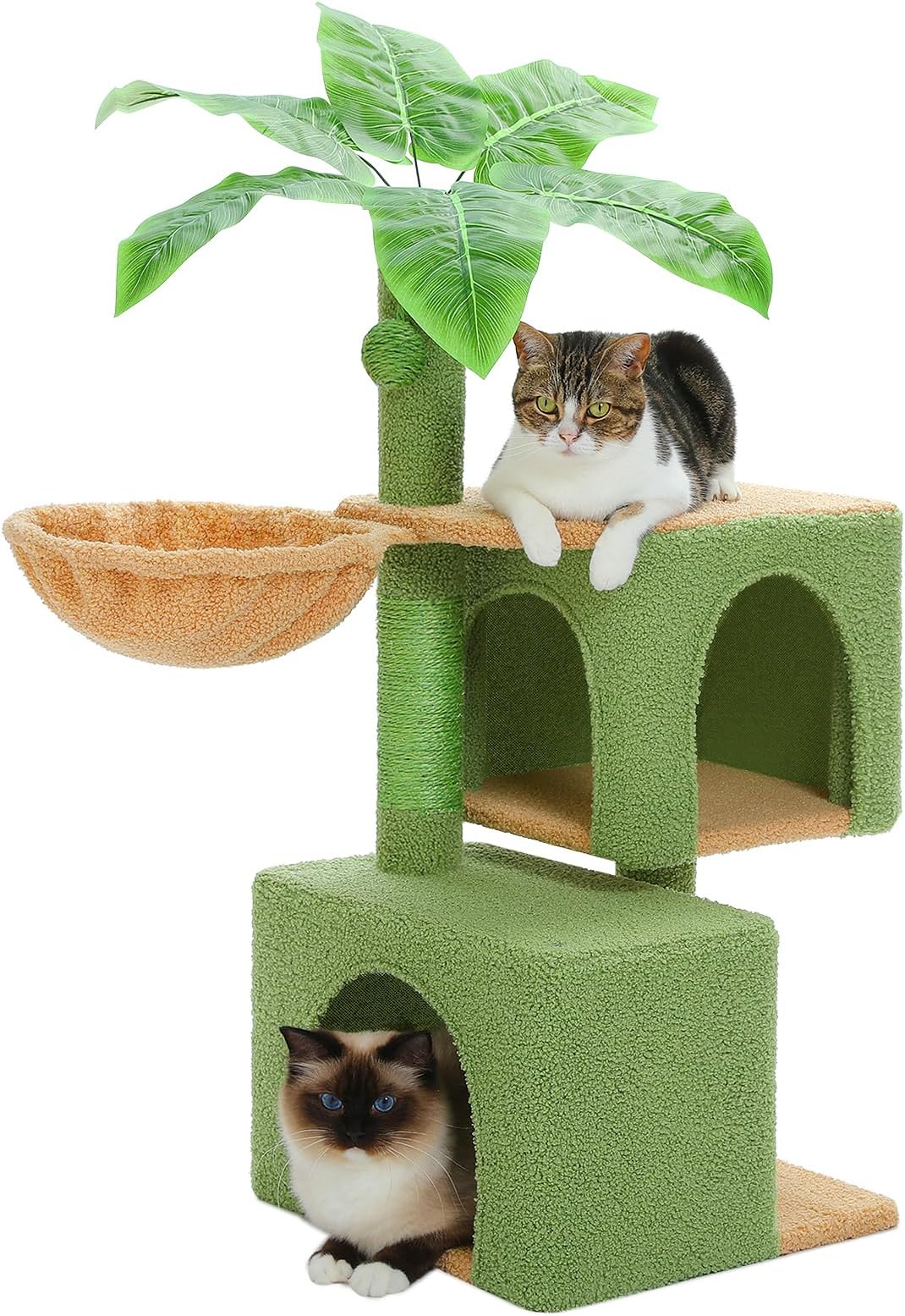 KIYUMI US20L Cat Tree Cat Tower Sisal Scratching Posts Cat