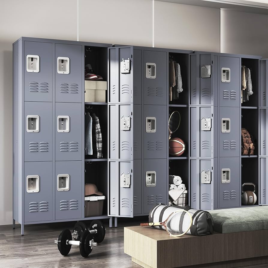 Amazon.co.jp: IKIMI メタルロッカー ロックストレージロッカー