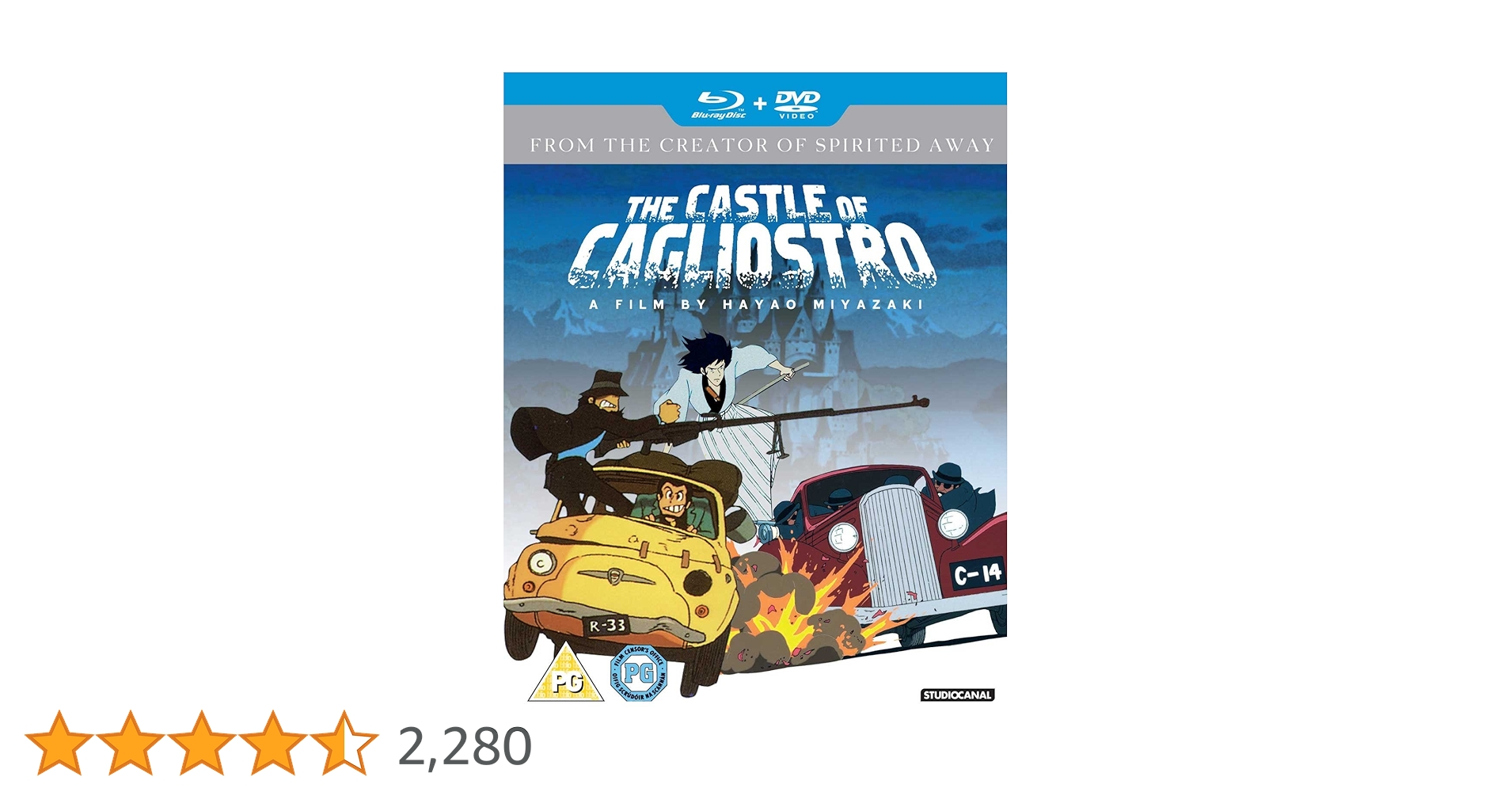 【LD】ルパン三世 カリオストロの城 英語版 Amazon.co.jp: ルパン三世カリオストロの城(英語)Blue ray&DVDコンボ