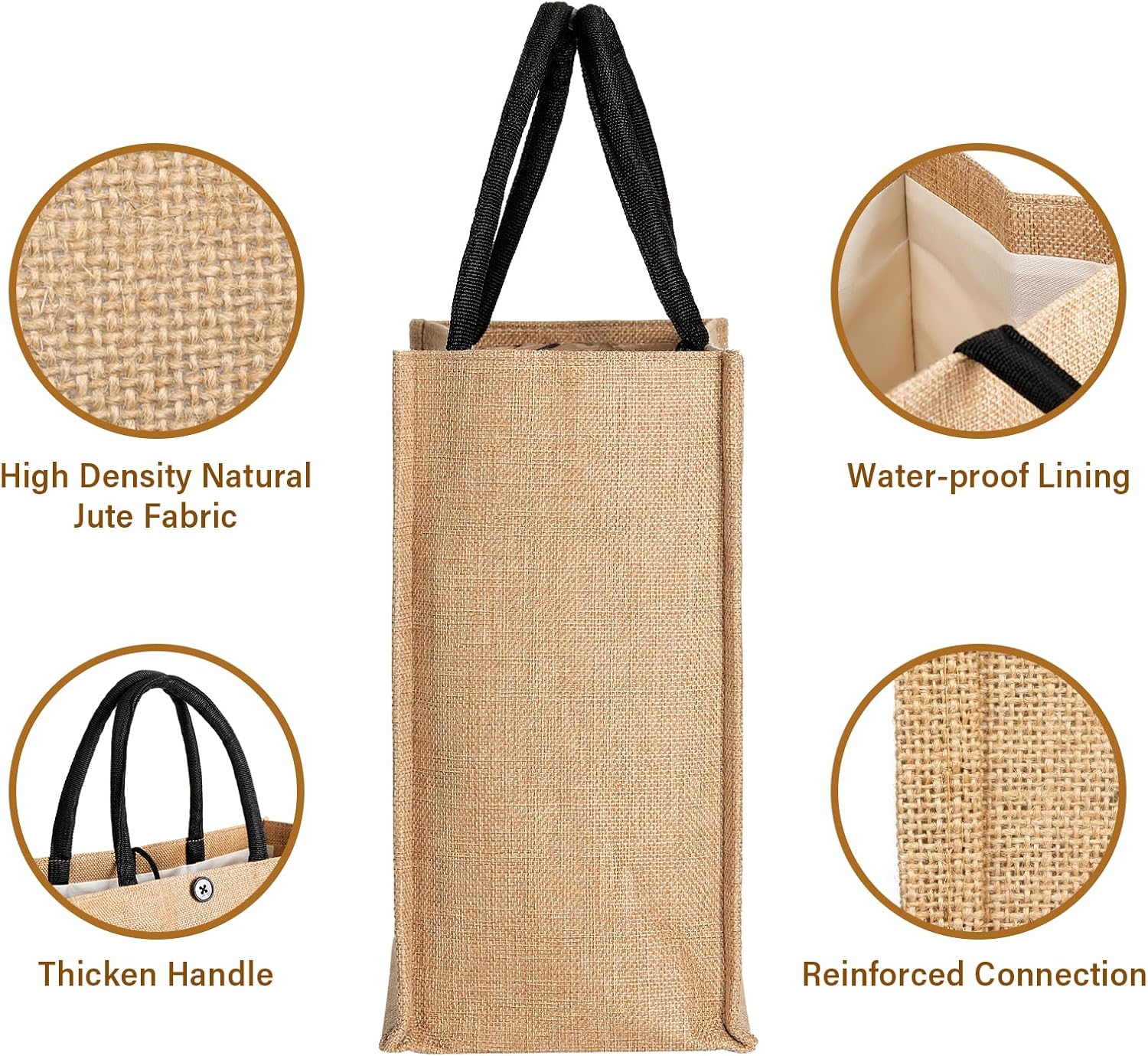 Beach Bag, Large Beach Bag for Women, Woven Straw Beach Tote Bag Waterproof, Weaving Swim Gym Shopping Travel Bag with Button - Image 4