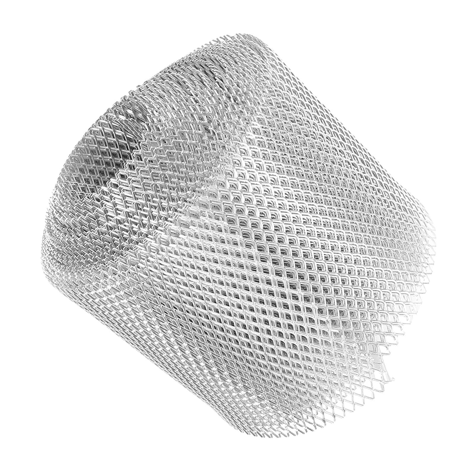 Aluminium Laubschutz Dachrinnenschutzgitter 15cm X 12m mit Dachrinnenfilter Wetterbeständig für Fallrohre und Regenrinnen Geeignet für Dachrinnenzubehör