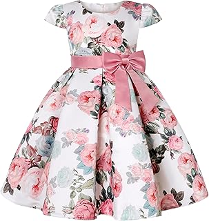 Girls Pageant Party Dresses Kid Floral Print Formal Dress for 2-9Y - Buy now