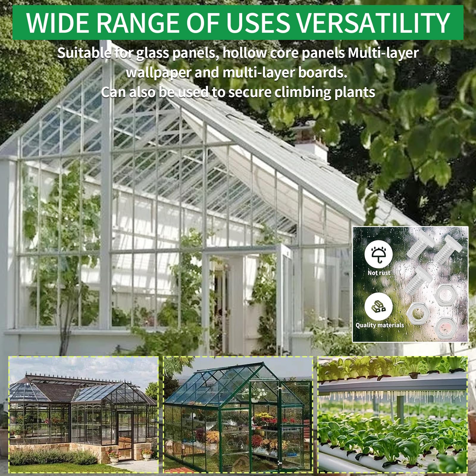 Alm Dadi E Bulloni A Testa Svasata In Alluminio (confezione Da 20) – GH003, Argento - Foto 7