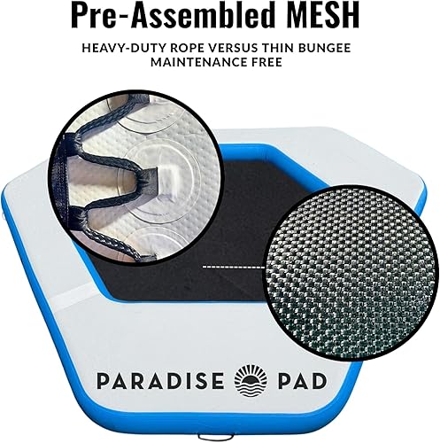 Miniatura 4 de Cojín inflable del lago, Hamaca de agua, Muelle inflable de la malla, Muelle del lago,