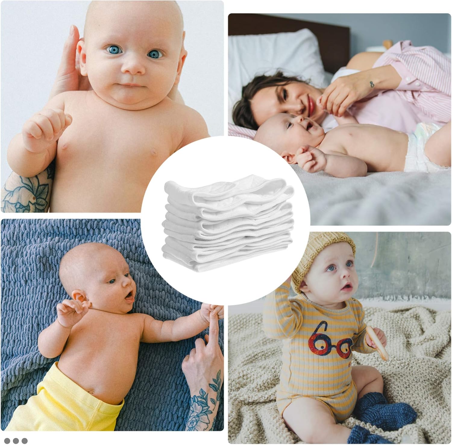 Buy Artibetter 10pcs Baby Umbilical Belt Infant Cotton Umbilical Cord Abdominal Binder Navel Truss Support Belts For Baby Infant Newborn Online In Indonesia B08r8l9vx2