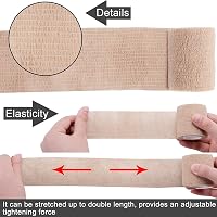 Annhao Öntapadó Rugalmas Kötszer 12 Tekercs - 5cm x 4.5m Sport Bandázs Kézre, Lábra, Térdre - Légáteresztő Elasztikus Fásli 12 Színben 4