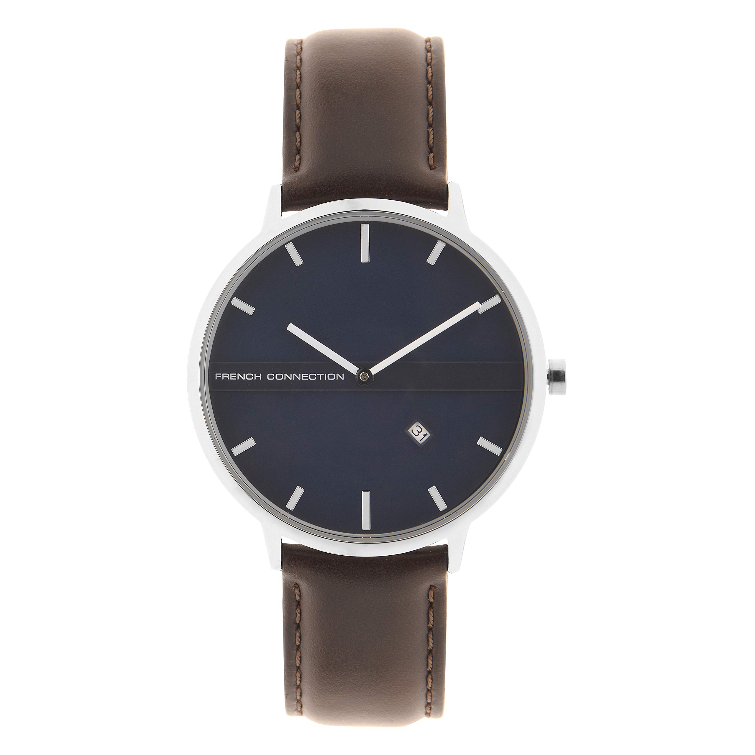 French Connection Dress Analog Blue Dial Mens Leather Watch-Fcm0001A Dress Analog Blue Dial Mens Leather Watch-Fcm0001A (B08JM56P4X) Amazon Price History, Amazon Price Tracker