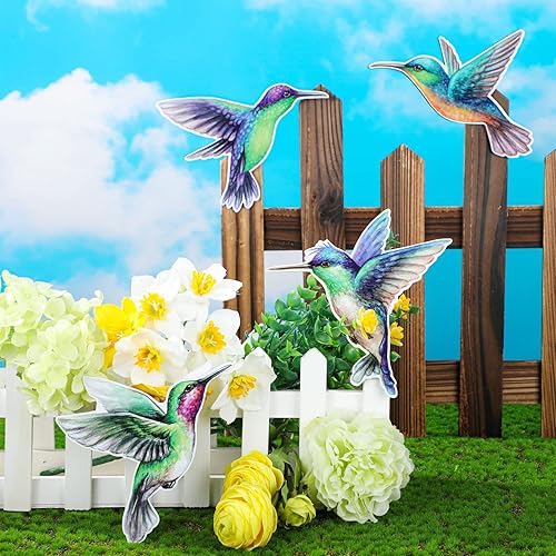 Miniatura 7 de Eersida 16 imanes de colibrí para puertas mosquiteras de doble cara, adhesivos magnéticos decorativos para ventanas, patios, puertas correderas,