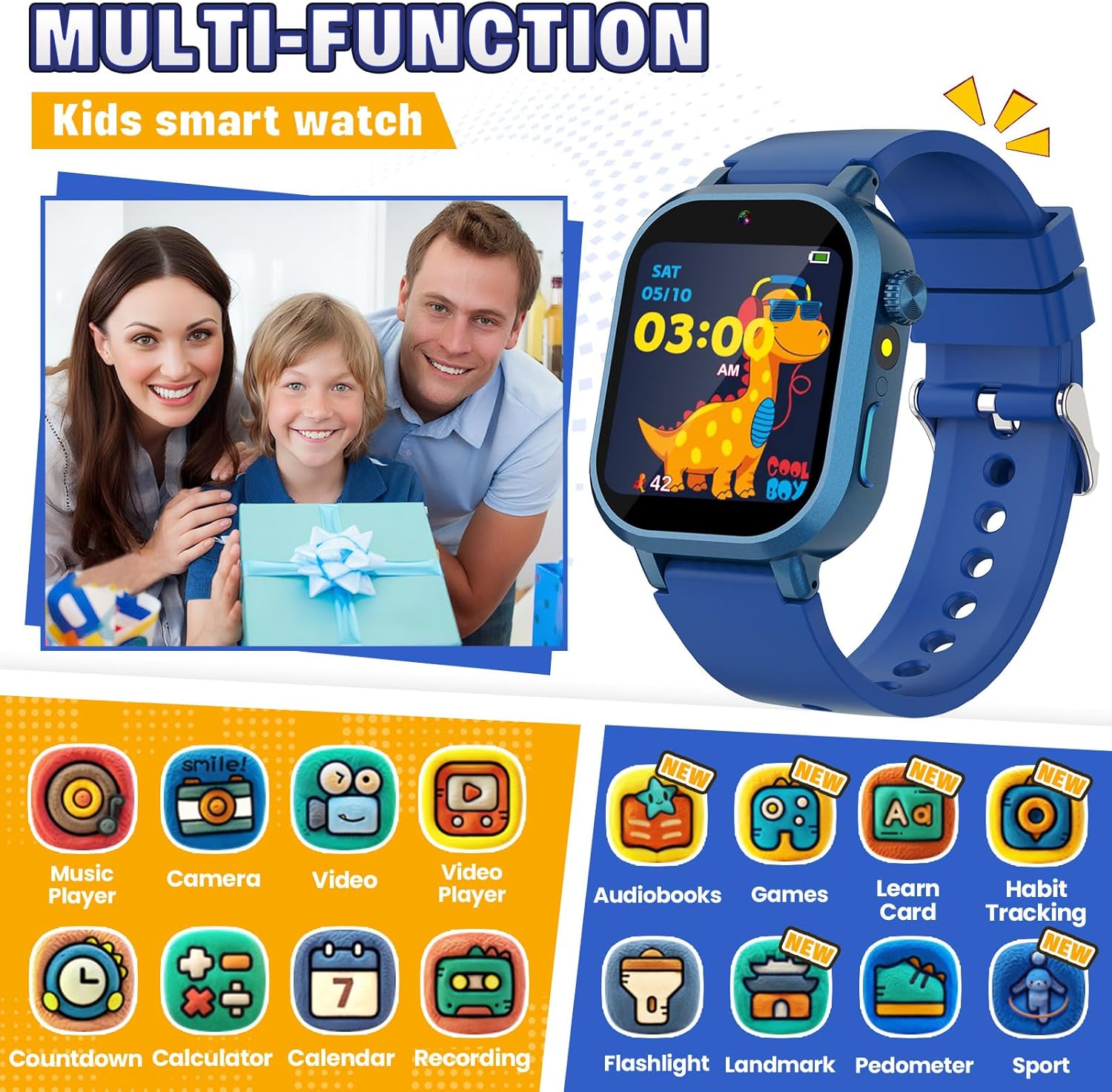 Ultimate Fun: The Vakzovy Kids Waterproof Smart Watch Review