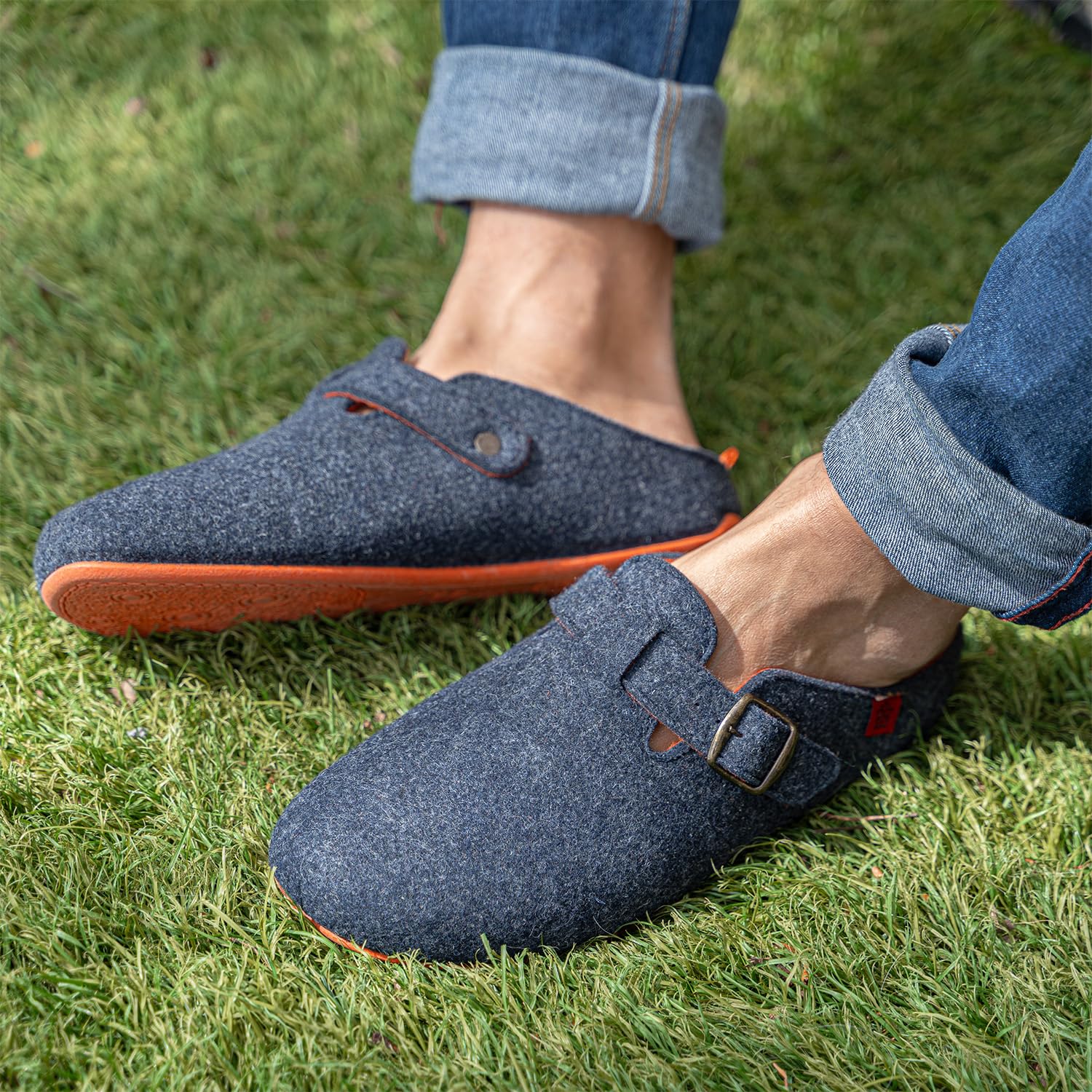 Andrés Machado - pantofole unisex per donna/uomo - DYNAMIC – estate/inverno - ciabatte/babbucce - lana e feltro/sottopiede rimovibile - Della EU 37 ala EU 50