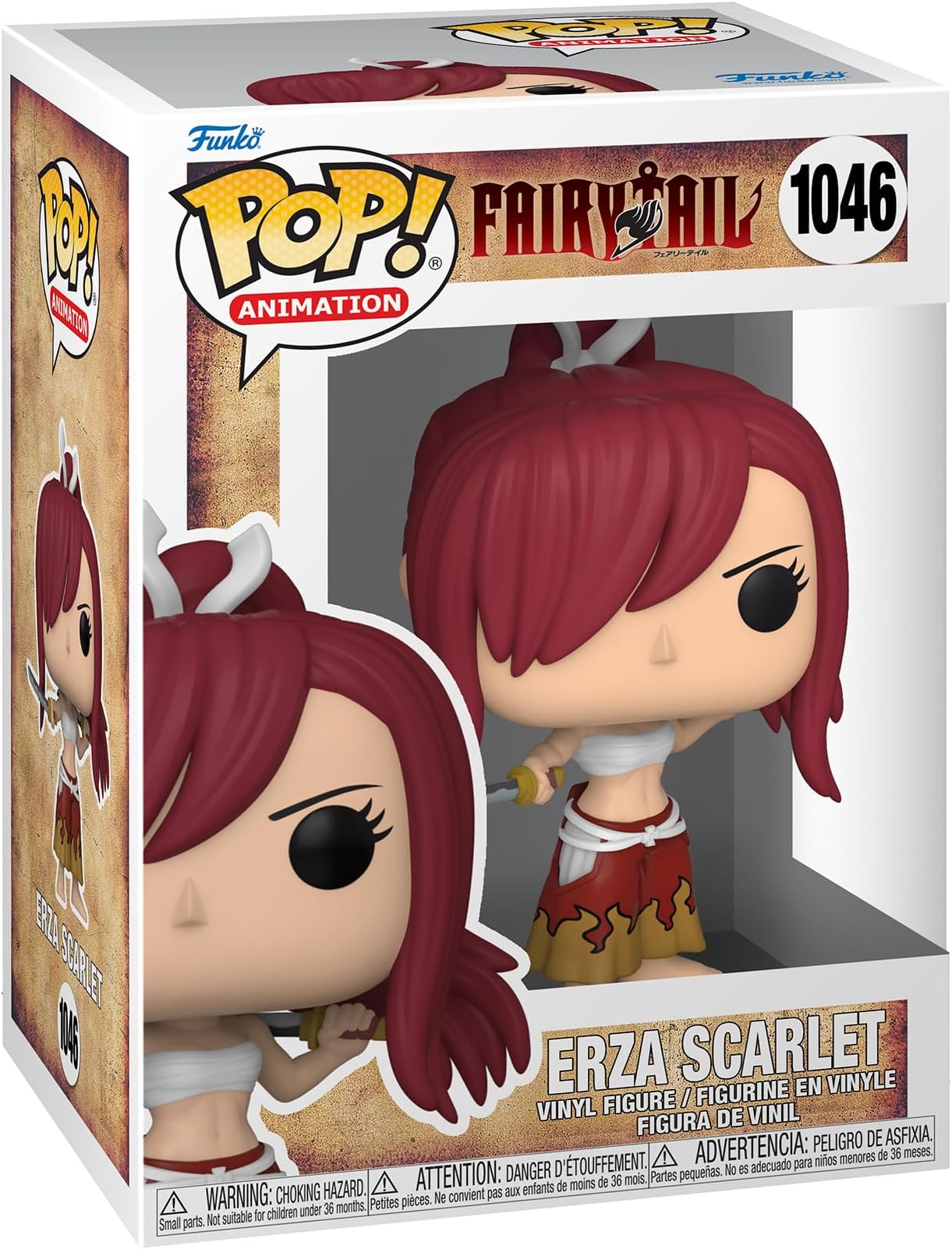 Funko POP! Animation: Fairy Tail - Erza Scarlet - Figura In Vinile Da Collezione - Idea Regalo - Merchandising Ufficiale - Giocattoli Per Bambini E Adulti - Anime Fans - Figura Per I Collezionisti