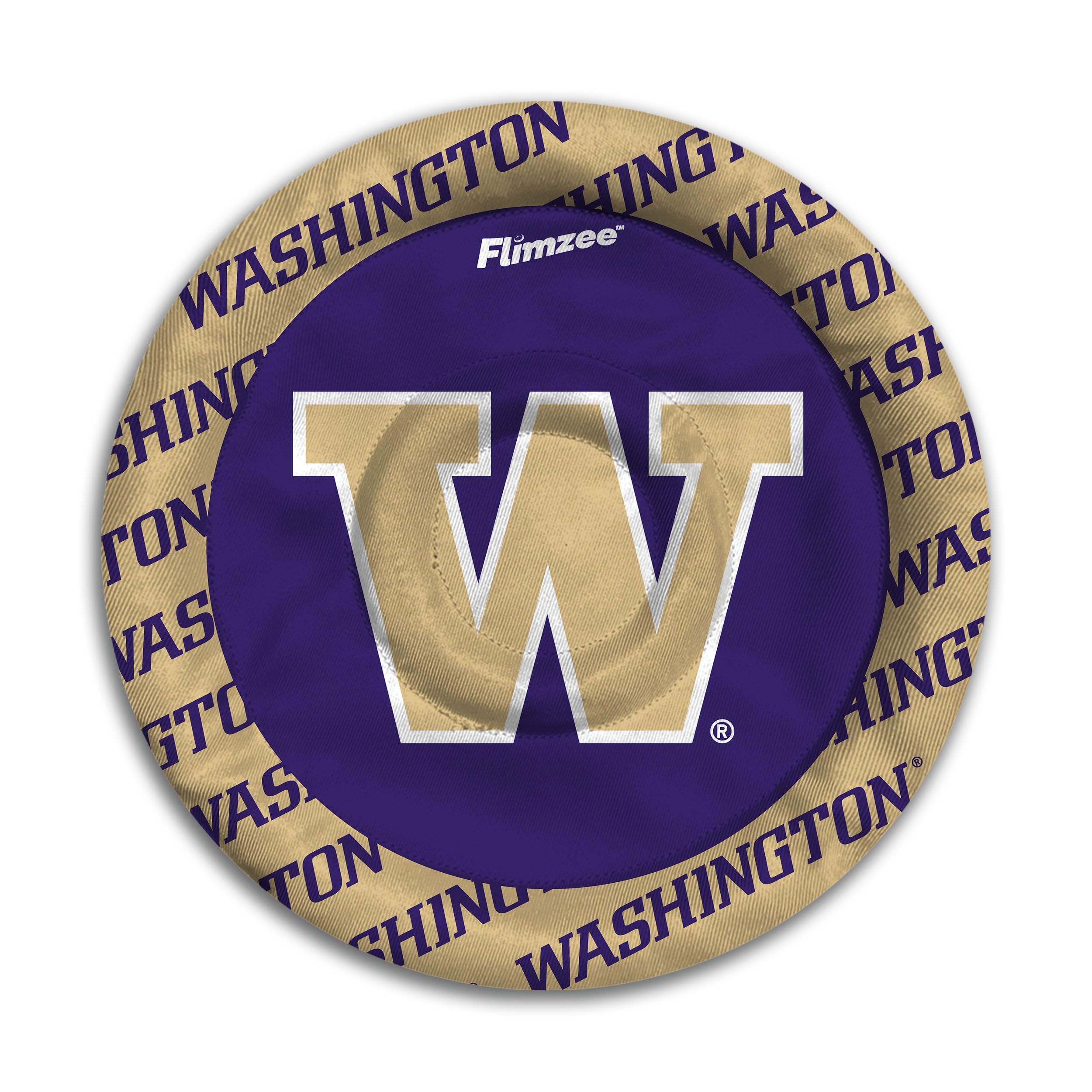 YouTheFan NCAA Washington Huskies Flimzee Bean Bag Flying Disc