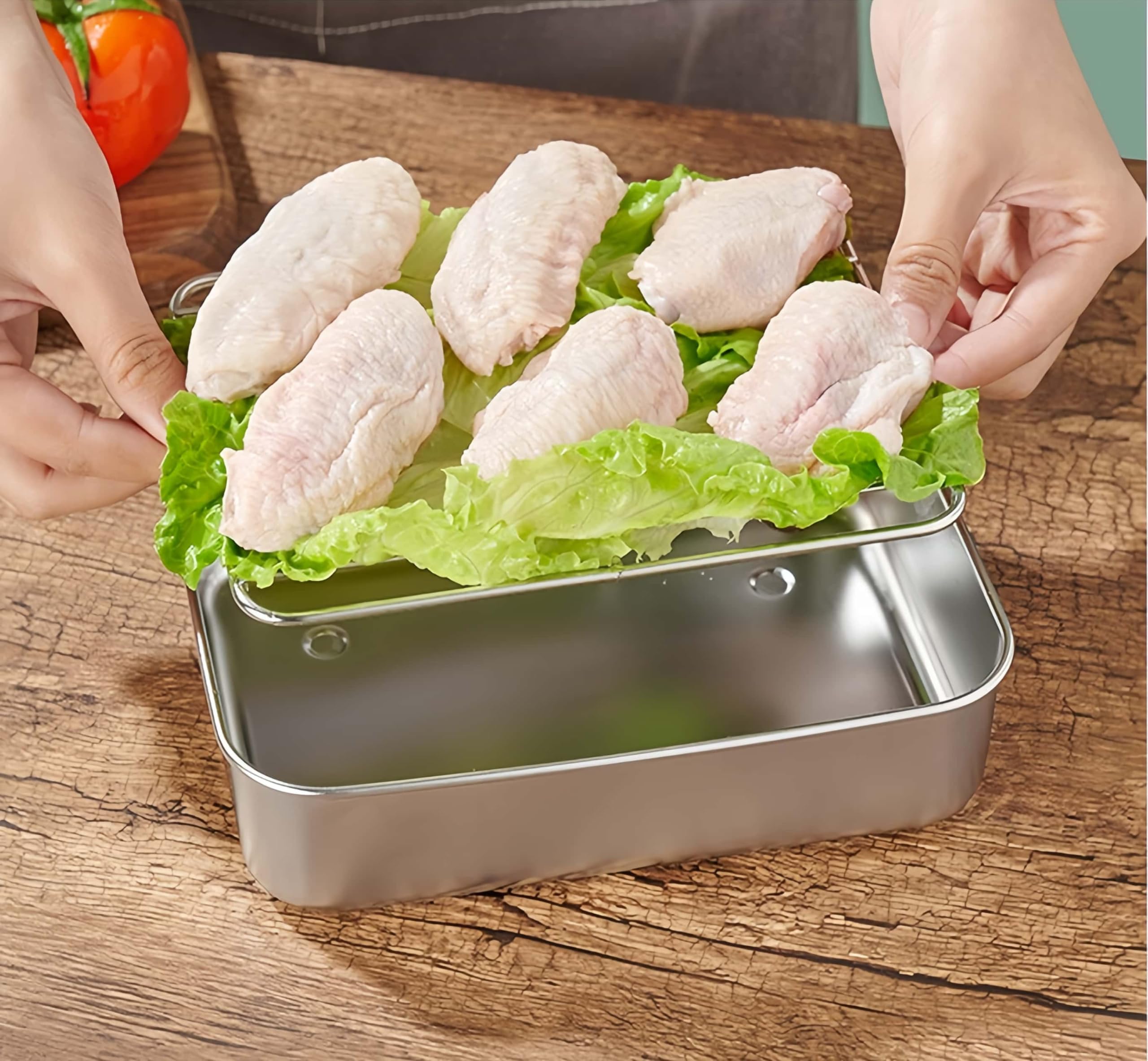 Amazon｜バット 料理 揚げ物 ステンレス 餃子バット 深型角型バット