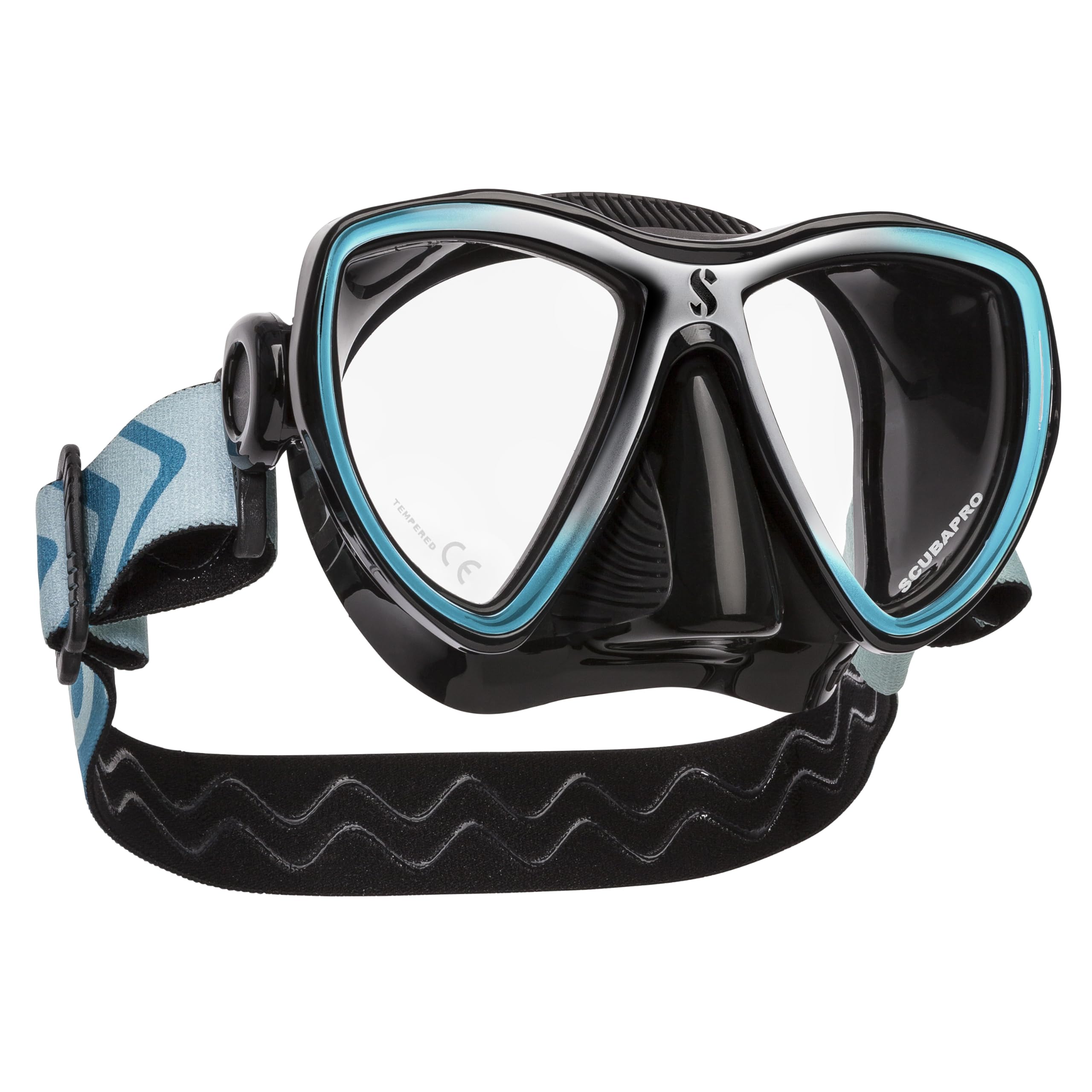Scubapro SYNERGY MINI MASK BLK/TURQ-SLV