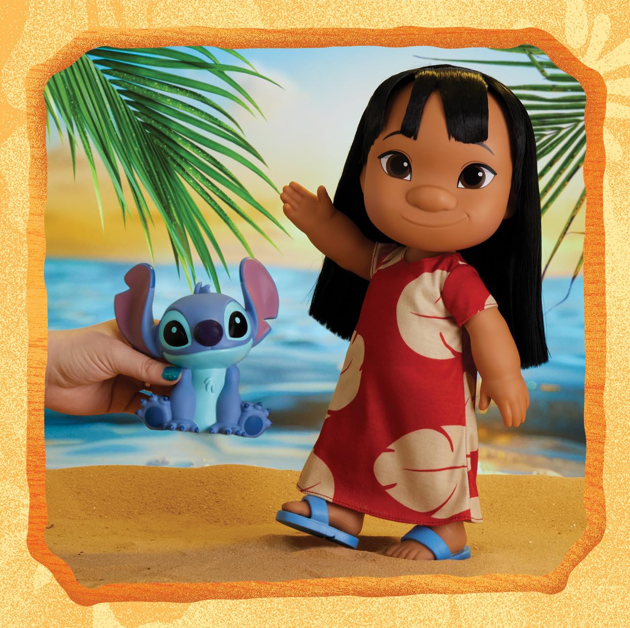 Disney Lilo & Stitch 14-inch Poseable Lilo Doll with 5-inch Stitch Figure, Collectible Toys, Toy for Fans, Girls, Kids, Ages 3 and Up by Just Play