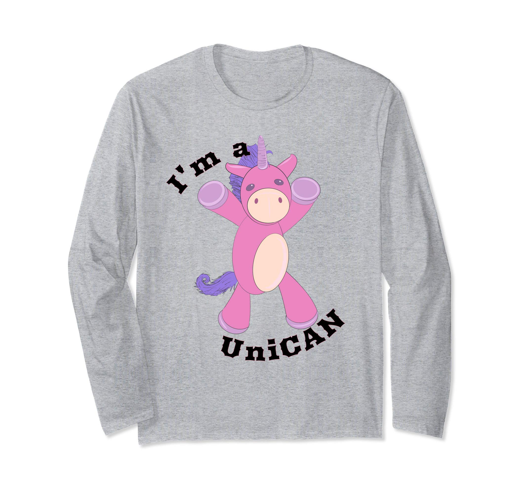 I'm a UniCAN Pink Purple Unicorn T-shirt Long Sleeve T-Shirt