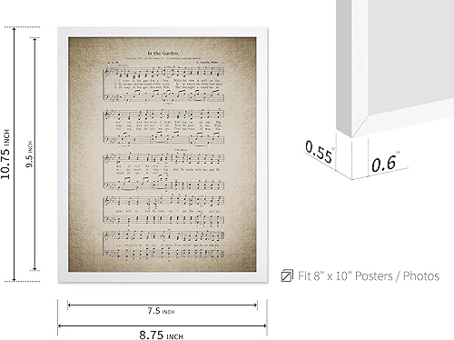 Miniatura 60 de Poster Master Póster vintage con texto en inglés «How Great Thou Art», impresión de partituras de música retro, arte de pared de himnario, regalo